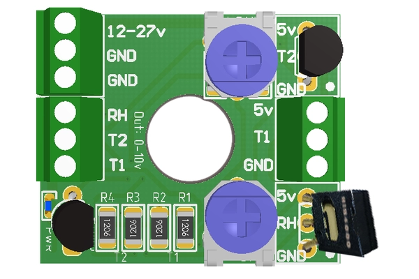Датчик температуры и влажности T2RH